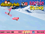 芭比娃娃滑雪遊戲