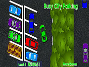 繁忙的城市停車