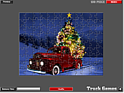 聖誕卡車拼圖