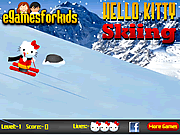 凱蒂貓滑雪