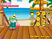 Hello Kitty的夏季裝扮