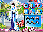 日本花園藝妓裝扮