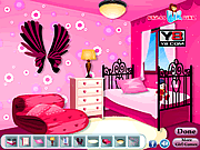 粉紅色的青少年臥室