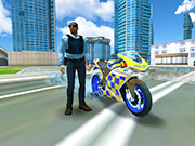 警察摩托車交通騎士