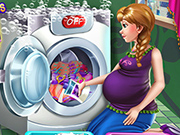 懷孕公主洗衣日