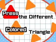 按不同的彩色三角形