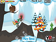 聖誕老人在摩托車