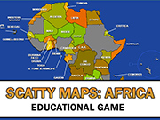 斯卡蒂地圖非洲