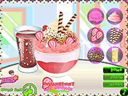 草莓冰淇淋裝飾