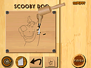 Scooby Doo的木雕