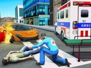 救護車救援遊戲救護直升機
