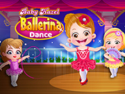嬰兒淡褐色芭蕾舞女演員舞蹈
