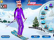 芭比娃娃去滑雪
