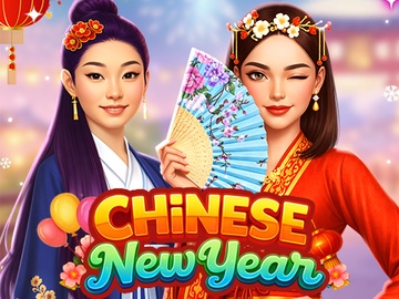 閨蜜們一起慶祝中國新年