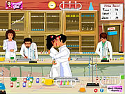 化學實驗室接吻