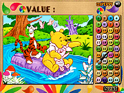 小熊和朋友着色數學遊戲