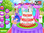 彩色婚禮蛋糕