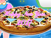 烹飪新年比薩餅2017