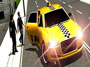 瘋狂的出租車汽車模擬遊戲3D