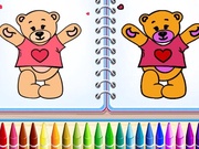 可愛的泰迪熊顏色