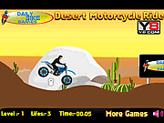 沙漠騎摩托車