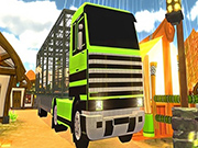 農場動物卡車運輸遊戲
