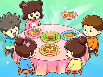 食物分類拼圖