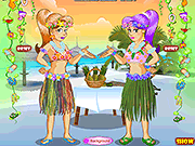 夏威夷姐妹裝扮