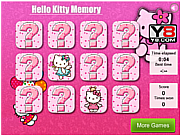 Hello Kitty的內存免費遊戲