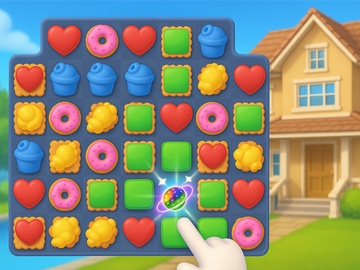 居家設計 - 三消遊戲