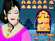 印度新娘化妝看起來