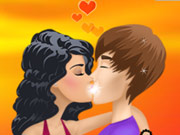 賈斯汀和Selena親吻渡假