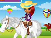 麗莎去騎馬
