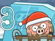 小豬在水坑里聖誕節