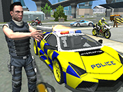 警察警察汽車模擬器城市任務