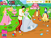 灰姑娘變公主的婚禮清潔