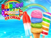 彩虹霜淇淋和氷棍