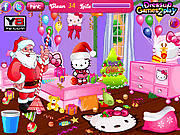 聖誕老人的Hello Kitty房間打掃