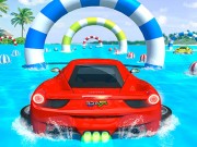 水上沖浪汽車特技賽車遊戲